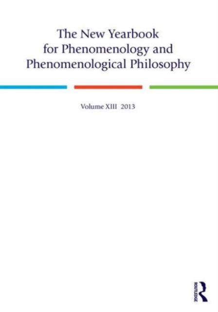 Book cover of: New Yearbook for Phenomenology and Phenomenological Philosophy