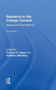 Book cover of: Research in the College Context
