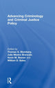Book cover of: Advancing Criminology and Criminal Justice Policy. By: Thomas G. Blomberg