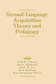 Book cover of: Second Language Acquisition Theory and Pedagogy. By: Fred R. Eckman