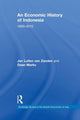 Book cover of: Economic History of Indonesia. By: Jan Luiten van Zanden