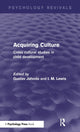Book cover of: Acquiring Culture (Psychology Revivals). By: Gustav Jahoda