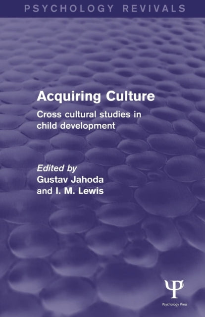 Book cover of: Acquiring Culture (Psychology Revivals). By: Gustav Jahoda