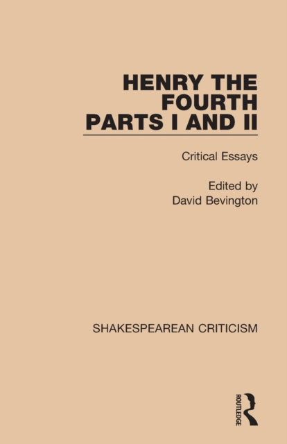 Book cover of: Henry IV, Parts I and II. By: David Bevington