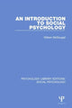 Book cover of: Introduction to Social Psychology. By: McDougall, William