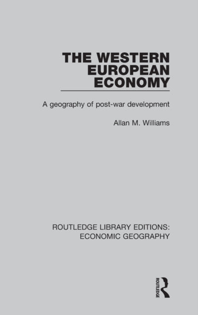 Book cover of: Western European Economy. By: Allan M. Williams