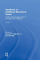 Book cover of: Handbook of Childhood Behavioral Issues. By: Thomas P. Gullotta