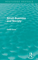 Book cover of: Small Business and Society (Routledge Revivals). By: David Goss
