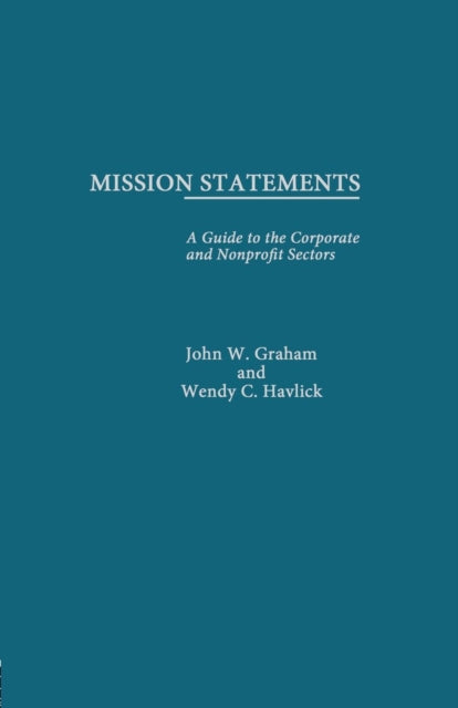 Book cover of: Mission Statements. By: John Graham