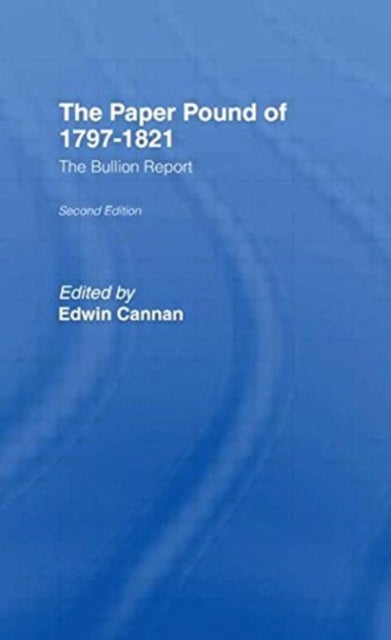 Book cover of: Paper Pound of 1797-1812. By: Edwin Cannan