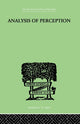 Book cover of: Analysis Of Perception. By: Smythies, J R, J. R.