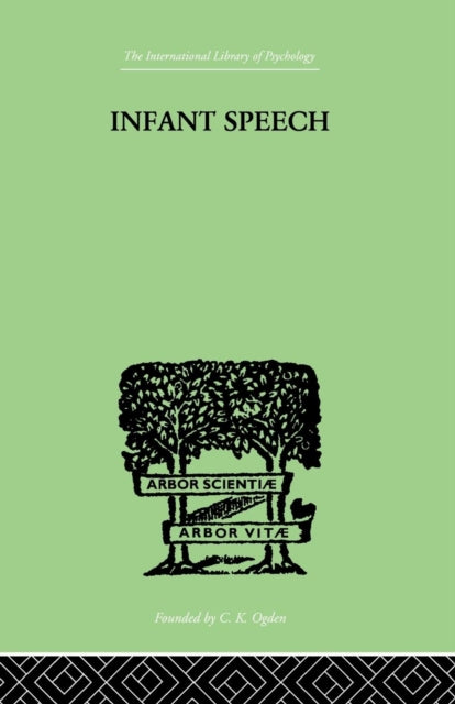 Book cover of: Infant Speech. By: Lewis, M M, M. M.