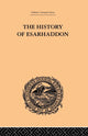 Book cover of: History of Esarhaddon