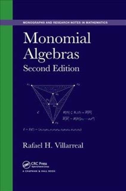 Book cover of: Monomial Algebras. By: Rafael Villarreal