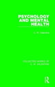 Book cover of: Psychology and Mental Health. By: C. W. Valentine
