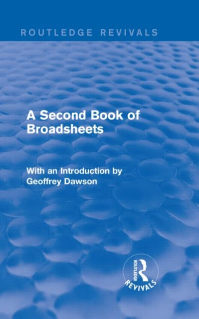 Book cover of: Second Book of Broadsheets (Routledge Revivals)