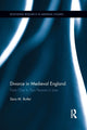 Book cover of: Divorce in Medieval England. By: Sara M. Butler