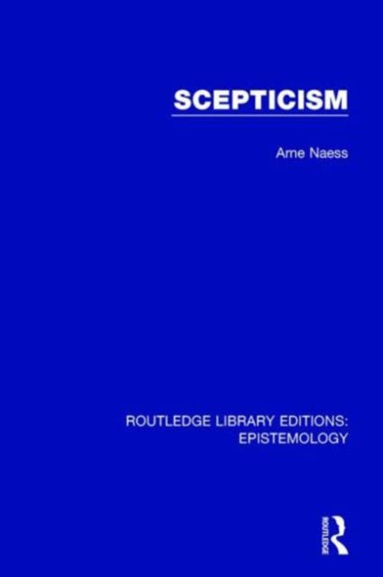 Book cover of: Scepticism. By: Arne Naess