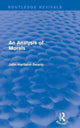 Book cover of: Analysis of Morals. By: John Hartland-Swann