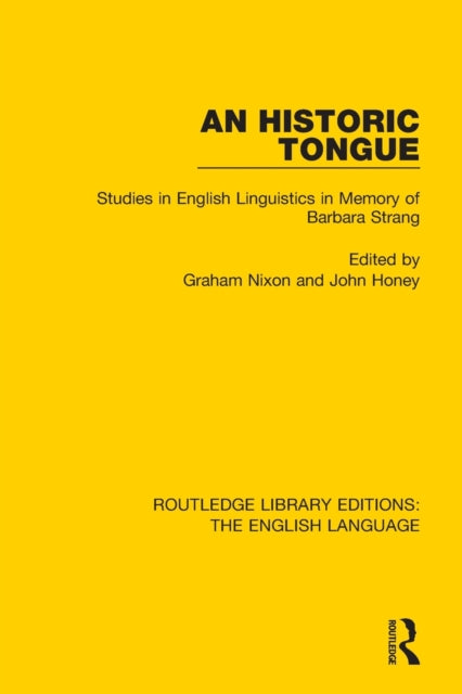 Book cover of: Historic Tongue. By: Graham Nixon
