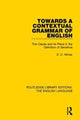 Book cover of: Towards a Contextual Grammar of English. By: Eugene Winter