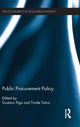 Book cover of: Public Procurement Policy. By: Gustavo Piga