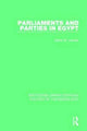 Book cover of: Parliaments and Parties in Egypt. By: Jacob M. Landau