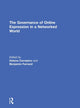 Book cover of: Governance of Online Expression in a Networked World. By: Helena Carrapico