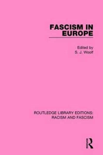 Book cover of: Fascism in Europe. By: Stuart Woolf