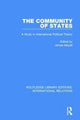 Book cover of: Community of States. By: James Mayall