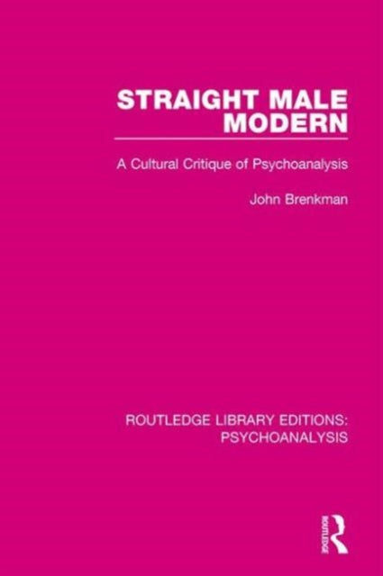 Book cover of: Straight Male Modern. By: John Brenkman