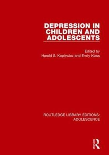 Book cover of: Depression in Children and Adolescents. By: John Smith