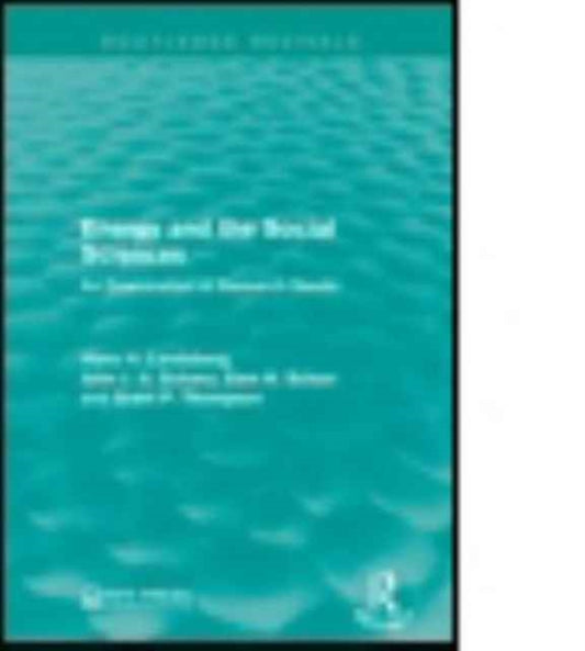 Book cover of: Energy and the Social Sciences. By: Hans H. Landsberg