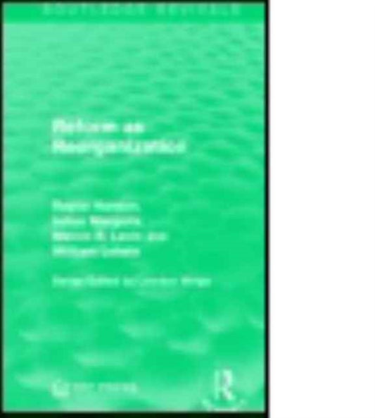 Book cover of: Reform as Reorganization. By: Royce Hanson