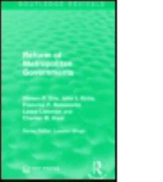 Book cover of: Reform of Metropolitan Governments. By: Steven P. Erie
