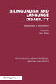 Book cover of: Bilingualism and Language Disability (PLE: Psycholinguistics). By: Nick Miller