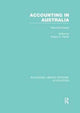Book cover of: Accounting in Australia (RLE Accounting). By: R. H. Parker