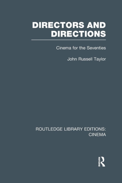 Book cover of: Directors and Directions. By: John Russell Taylor