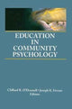 Book cover of: Education in Community Psychology. By: Joseph R. Ferrari