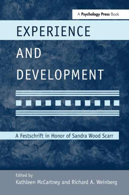 Book cover of: Experience and Development. By: Kathleen McCartney