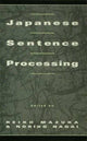 Book cover of: Japanese Sentence Processing. By: Reiko Mazuka