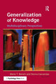 Book cover of: Generalization of Knowledge. By: Marie T. Banich