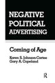 Book cover of: Negative Political Advertising. By: Karen S. Johnson-Cartee