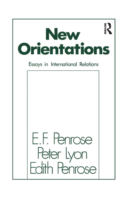 Book cover of: New Orientations. By: Edith Tilton Penrose