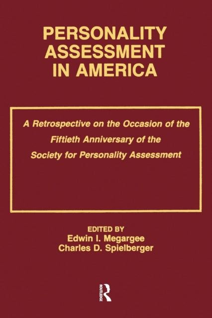 Book cover of: Personality Assessment in America. By: Edwin I. Megargee