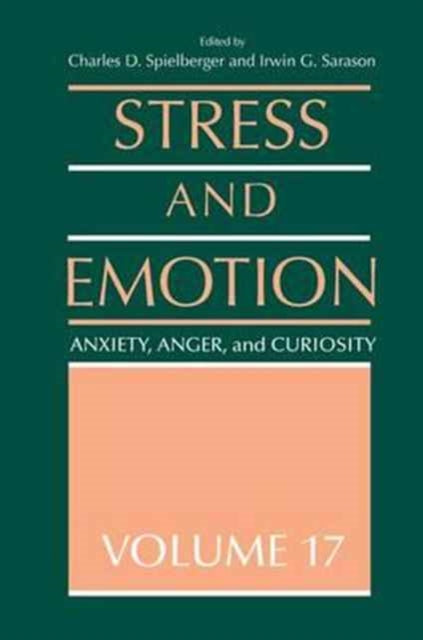 Book cover of: Stress and Emotion. By: Charles D. Spielberger