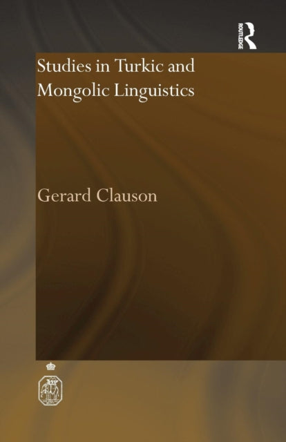 Book cover of: Studies in Turkic and Mongolic Linguistics. By: Gerard Clauson