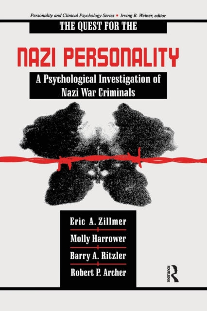 Book cover of: Quest for the Nazi Personality. By: Eric A. Zillmer