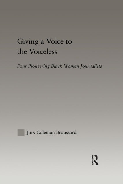 Book cover of: Giving a Voice to the Voiceless. By: Jinx Coleman Broussard
