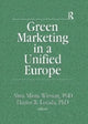 Book cover of: Green Marketing in a Unified Europe. By: Alma T. Mintu-Wimsatt